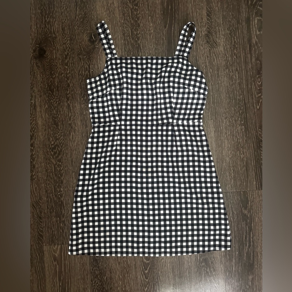 BP Black and White Sleeveless Sundress Mini